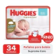 Huggies Pañales Supreme Care Talle Rn (34 Unidades)