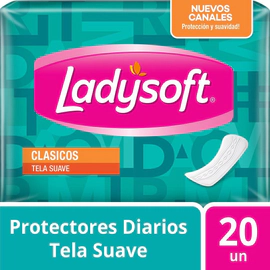 Ladysoft Protectores Diarios Clásicos (20 Unidades)