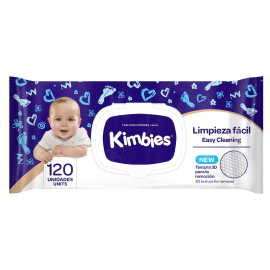 Tohallitas Humedas Kimbies x 120 unidades