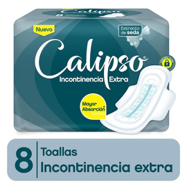 Calipso Toallitas Para Incontinencia Extra 8 Unidades