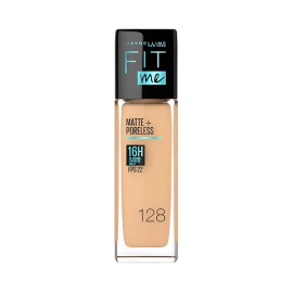 Maybelline Fit Me Matte Poreless 16H 128 warm Nude__Dbaf8c