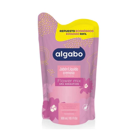 Jabón Líquido Flower Mix Doy Pack 300 xml Algabo