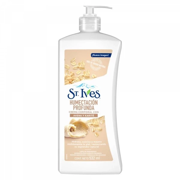 St Ives Crema Corporal Avena Y Karite 532 ml