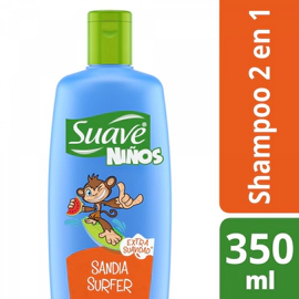 Suave Shampoo 2 en 1 Para Niños Sandia Surfer 350 ml