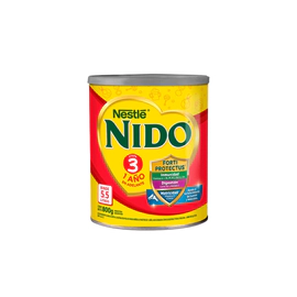 Leche en Polvo Nido 3 Prebioticos x 800 gr Capacidad