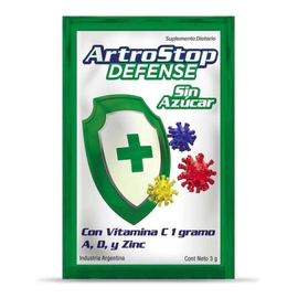 Artrostop Defense Sin Azucar Suplemento Dietario 10 Sobres Unico