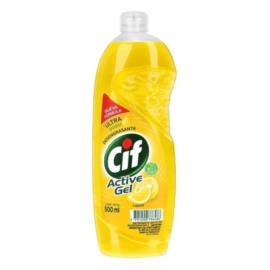 Detergente Cif Active Gel Limón Botella x 500 ml