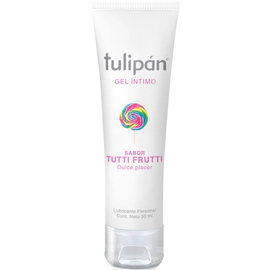 Tulipán Lubricante en Gel Sabor Tutti Frutti x 30 ml
