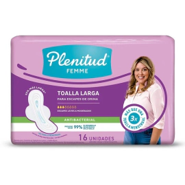 Toalla Normal Plus Plenitud Femme x 16 unidades