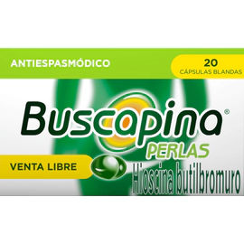 Buscapina Perlas x20 cápsulas blandas – Alivio de espasmos