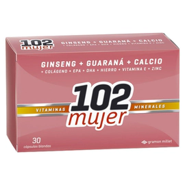 Vitaminas Y Minerales 102 Años Mujer Por 30 capsulas