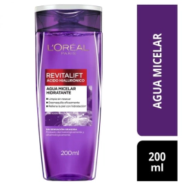 Loreal Revitalift |Agua Micelar| Ácido Hialurónico |x 200 ml