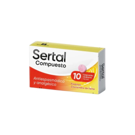 Sertal Compuesto Antiespasmódico 10 Comprimidos