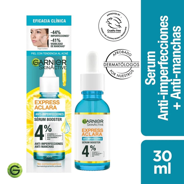Garnier Serum Booster Express Aclara Anti Imperfecciones 30 ml