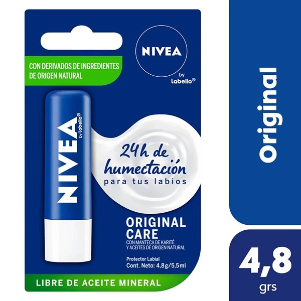 Nivea Protector Labial Humectante essential Original Carel 4,8 gr | labial