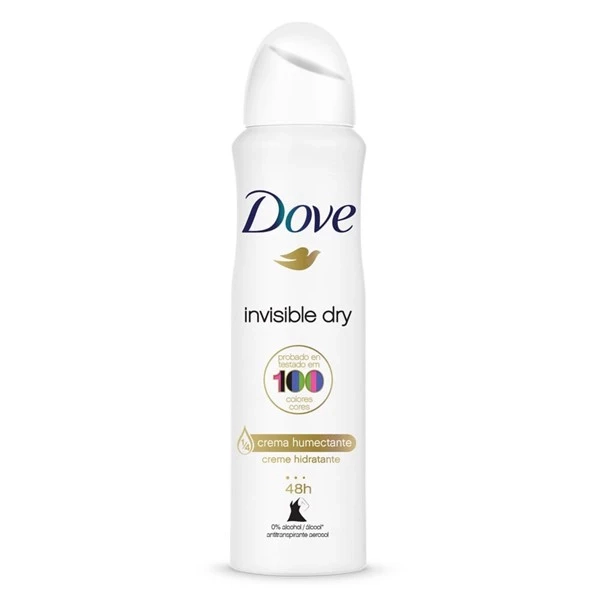 Desodorante Antitranspirante Dove Invisible Dry Mujer en Aerosol x 150 ml
