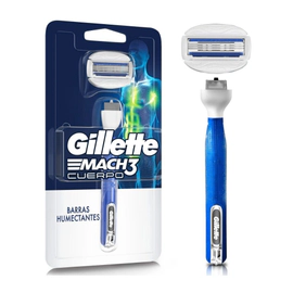 Gillette Máquina Para Afeitar 3 mach Cuerpo