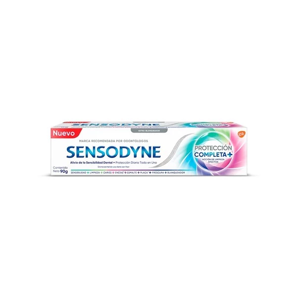 Sensodyne Crema Dental Protección Completa + Acción de Limpieza Efectiva 90 gr