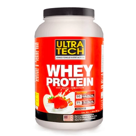 ULTRATECH WHEY PROTEIN 907 G (2 LIBRAS) FRUTILLA