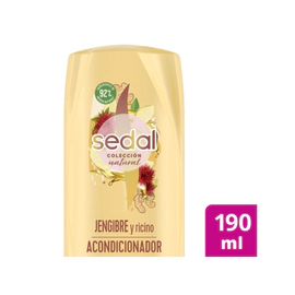 Acondicionador Sedal Jengibre Y Ricino X190Ml