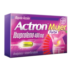 Actron Mujer Rápida Acción Forte Capsulas X10