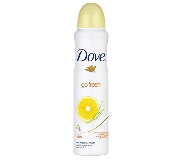 Dove Go Fresh Pomelo Antitranspirante Aerosol Femenino 150 ml