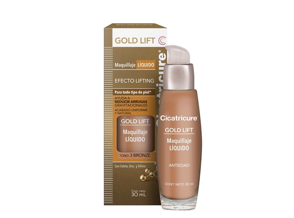 Cicatricure Maquillaje Gold Lift Bronze X 30 Ml