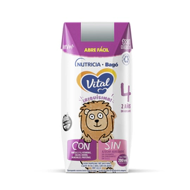 Vital 4 Leche Maternizada 2años En Adelante Brick 200ml