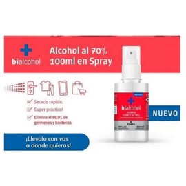 Bialcohol Alcohol Etílico 70% En Spray 100ml 1 Unidad