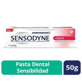 Sensodyne Crema Dental Original Para Dientes Sensibles 50 gr