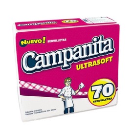 CAMPANITA SERVILLETAS SOFT BCAS. 70U