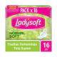 Ladysoft Toallas Femeninas Normal Suave pack x 16 unidades