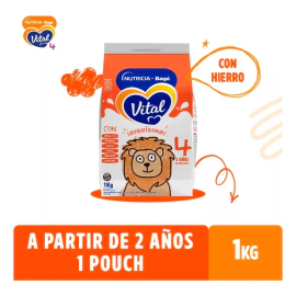 Vital 4 leche en Polvo +2 Años Pouch 1 kg