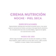 Crema Dermaglós Facial Nutrición Intensa Noche Piel Seca 50G