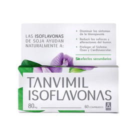 Tanvimil Isoflavonas Suplemento Dietario a Base de Isoflonas (60 Comprimidos)