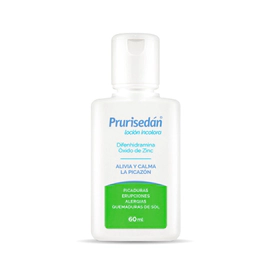 Prurisedán Alivia y Calma Picazón | Loción Incolora 60ml | Difenhidramina Óxido de Zinc