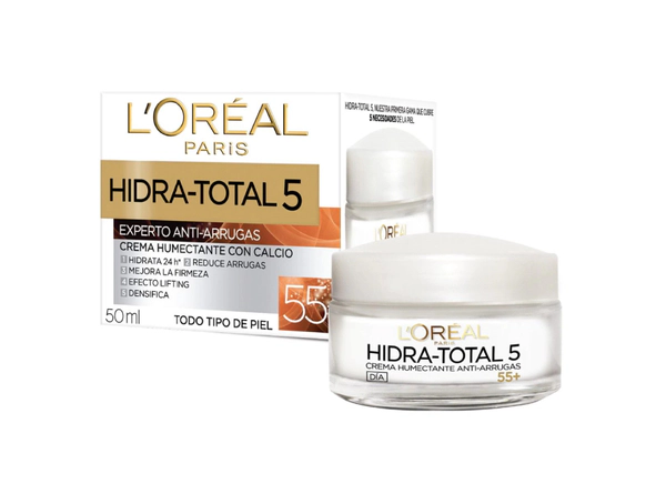 Crema Experto Antiarrugas +55 L´Oréal Paris Hidra Total 5 X 50Ml