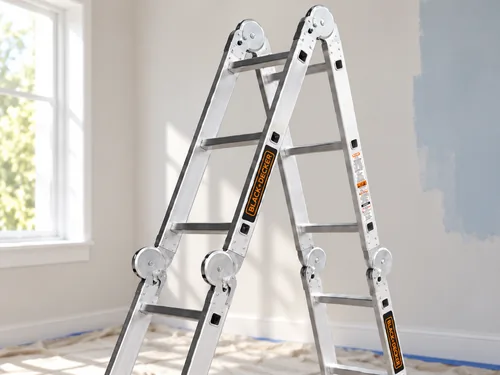 Escalera articulada BLACK+DECKER en mantenimiento