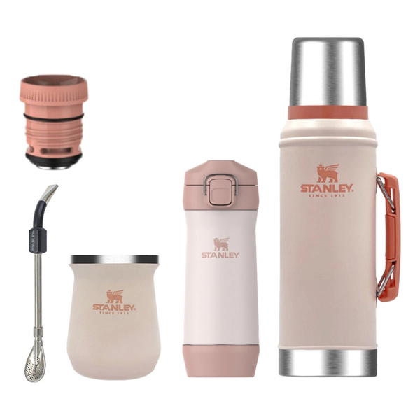 Combo Set Matero Stanley Termo 950ml Mate Bombilla Yerbera F