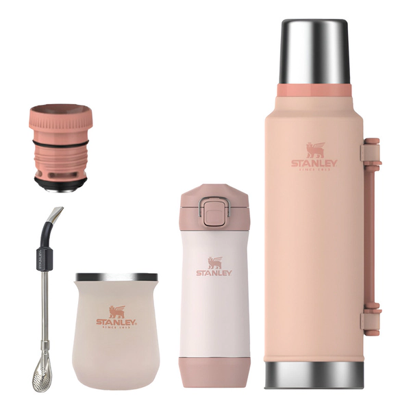 Combo Matero Stanley Termo 1,4lts Mate Bombilla Yerbera