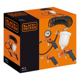 Kit Compresor Black + Decker 4 Piezas Acople Rapido 1/4