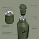 Combo Stanley Ideal Mate 1,2 Lts + Mate Y Bombilla Black Black