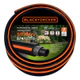 Manguera Riego Black+Decker 3/4 50m Reforzada PVC Virgen Naranja