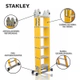 Escalera Articulada Dielectrica Stanley 24 Escalones 4x6 Fs Amarillo