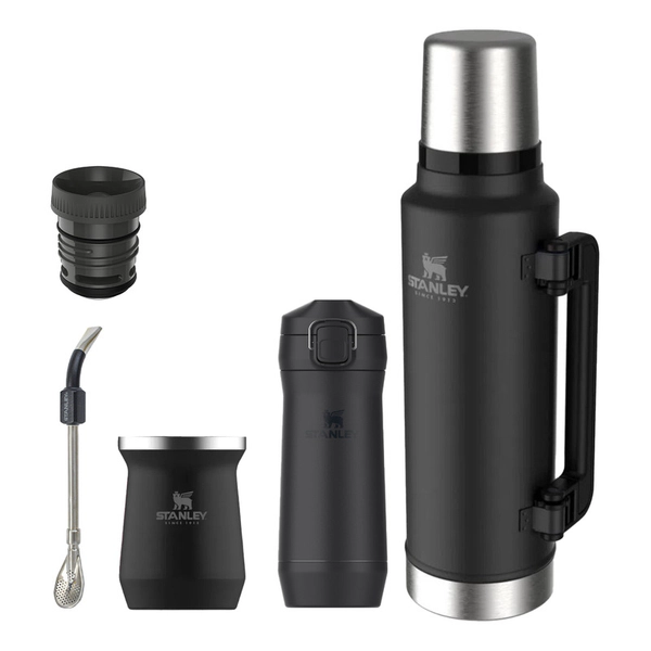 Combo Matero Stanley Termo 1,4lts Mate Bombilla Yerbera