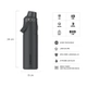 Botella Termica Stanley Iceflow Fast Flow | 1 Lts Black 2.0
