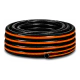 Manguera Riego Black + Decker 3/4 25m Reforzada Pvc Virgen Negro/naranja