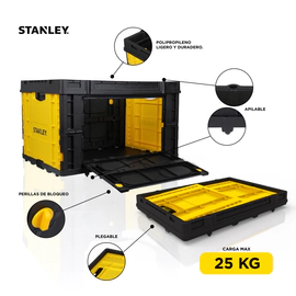Cesta Plegable Stanley Apertura Lateral + 25kg