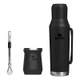 Combo Stanley Ideal Mate 1,2 Lts + Mate Y Bombilla Black Black