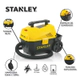 Aspiradora Sopladora Stanley 15 Lts 1100w Polvo/liquido Fs Negro
